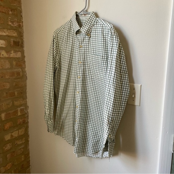 Peter Millar Men's Checkered Button Down Shirt size Medium 100% cotton - Picture 1 of 10